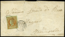 Ed. 52 - Carta Cda Mat. Fechador Tp. II “Rueda-Valladolid” Lujo. - Neufs