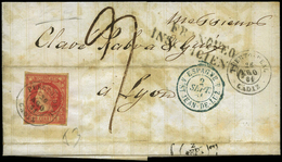 Ed. 53 - 1861. Cda De Puerto Real A Lyon Con Marca “Franqueo Insuficiente” - Unused Stamps