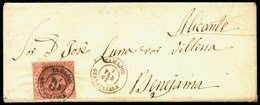 Ed. 58 - Carta Cda Mat. Fechador Tp.II”Tamajón-Guadalajara” Lujo. Muy Raro. - Unused Stamps