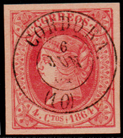 Ed. 0 64 - Mat. Fechador Tp.II “Córdoba(10)” Lujo. Muy Raro. - Unused Stamps