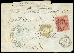 Ed. 64 - Sobreenvuelta Cda Mat. Fechador Tp.II “Villalumbroso-Palencia” Lujo. Raro. - Unused Stamps
