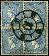 Ed. 0 81 Bl.4 - Mat. R.C. “10-Córdoba” Lujo. - Unused Stamps