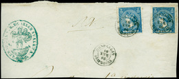 Ed. 81(2) - Fragmento De Plica Con Mat. Fechador Tp.II “Mondragón-Guipuzcoa” + Marca Judicial - Unused Stamps