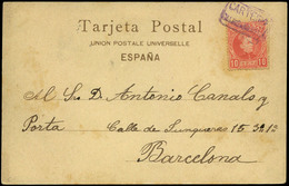 Ed.  T.P.246 - CALDAS DE MALAVELLA.Gerona. Tarjeta Cda. Rara Postal “Fuente De La Granja.Caldas De Malavella” - Otros & Sin Clasificación