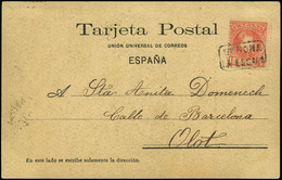 Ed.  T.P. 243 - LA ESCALA.Gerona. Tarjeta Cda Con Mat. Carteria. (rara Postal De Torroella De Montgri…) - Sonstige & Ohne Zuordnung