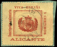 0 S/Cat. 1898.Guerra De Cuba “Alicante.Viva España” 5Cts. - Unused Stamps