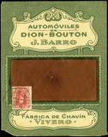 Ed. 317 - “J.B.” (J. Barro. Automóviles Dion-Bouton. Vivero (Lugo)) Carta Cda 14/Ag/1927. Preciosa - Otros & Sin Clasificación