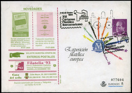 Ed. S.E.P.17B - Sobre Anunciador “Oferta Libros....” Con Perforación Dibujo De “Máquina De Tren” Y Mat. “Gijón 7/Oct/94” - Other & Unclassified