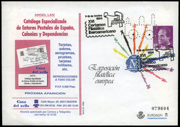 Ed. S.E.P.17D - Sobre Anunciador “Catálogo Especiali....” Con Perforación Dibujo De “Máquina De Tren” 07/Oct/94 - Altri & Non Classificati