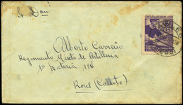 Ed. 2 - Carta Cda De “Aviles 10/03/37” A Roces (Ex Gomez Guillamón) Lujo. - Asturias & Leon