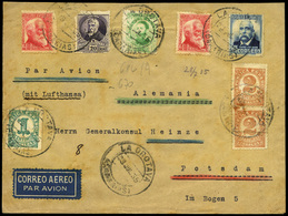 Ed. 670-686(2) - 1935. “La Orotava 28/VII/35” A Alemania Hay Tránsito En Paris. Ex Alemany - Andere & Zonder Classificatie