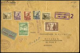 Ed. 816A-821+Can.22+local 22-26 - “Certificado 11/Jun/37” A Alemania. Lujo. Ex Alemany. - Other & Unclassified