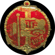 ** S/C 1937. “ITF” Viñeta Insignia.Ex Gomez G. - Spanish Civil War Labels