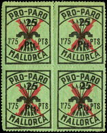 Ed. *** 89 Bl.4 Baleares.MALLORCA - Spanish Civil War Labels