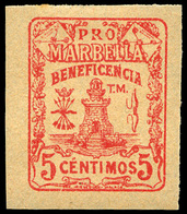 ** All. 4 Málaga.MARBELLA. S/D. Escaso - Spanish Civil War Labels