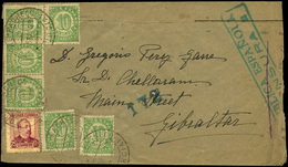 Ed. 746(6)+685 - 1938. Carta Cda De “Torre Pacheco 05/09/38” A Gibraltar. Hay C.M. Y Llegada. - Covers & Documents