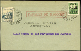 Patrióti.+Local - Frontal Cdo Con Sello De “Mariana Pineda” (sobrecarca “Viva Mola.1936”) No Cat. + Local. Mat… - Cartas & Documentos