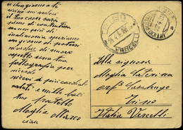 T.P. 1938. Tarjeta Postal Doble.Frente De Tortosa Y Fechador “Ufficio Postale 3” Cda A Trino. Lujo. Ex Gomez Guillamón. - Lettres & Documents