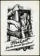 T.P. 1952.Alemania Or. “Freiheit Für Die 34 Aús Barcelona” Cda De Postdam A Paris.Rara - Covers & Documents