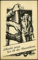 T.P. 1951.Belgica. “Liberté Pour Les 34 De Barcelone” Cda De Bruselas A Paris. - Covers & Documents