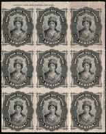 Ed. *** 26 Bl.9 Del Llamado Sello De Contraseña De La Provincia De Lérida. Raros Estos Bloques. - Revenue Stamps