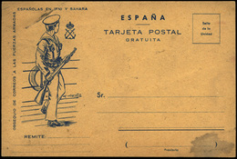 Ed. T.P. 3 - 1958. Nueva. Infanteria De Marina. (Sin Marca Franquicia, Ni Fechador Correo Aereo) Excepcional Rareza - Ifni