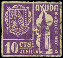 0 S/C Jumilla. 10Cts. “Ayuda Semana Santa” - Autres & Non Classés