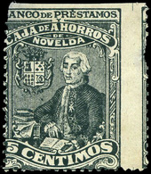 * S/C Novelda. “Banco De Prestamos. Caja De Ahorros” 5Cts. Muy Raro. - Otros & Sin Clasificación