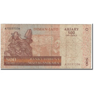 Billet, Madagascar, 500 Ariary, 2004, KM:88a, B - Madagaskar