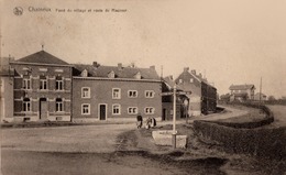 Chaineux  ( Herve )cachet Postal 1927 Fond Du Village Et Route De Hauzeur - Herve