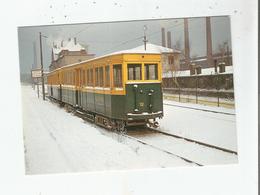 HAGONDANGE (57) 2 RESEAU URBAIN DE L'UCPMI REMORQUE DE TRAMWAYS ASL "EX PARIS" AU PORTIER PRINCIPAL LE 26 12 1961 - Hagondange