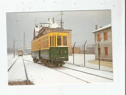 HAGONDANGE (57) 1 RESEAU URBAIN DE L'UPCMI MOTRICE 589 CGPT DES TRAMWAYS "EX PARIS" AU PORTIER PRINCIPAL LE 26 12 1961 - Hagondange