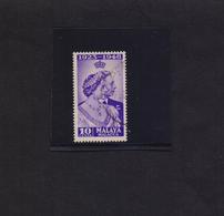 MALAYA MALACCA 1948 SILVER WEDDING  10 Cents USED STAMP BRITISH COLONY S.G. No 112 - Malacca