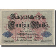 Billet, Allemagne, 50 Mark, 1914-08-05, KM:49b, TB - 50 Mark