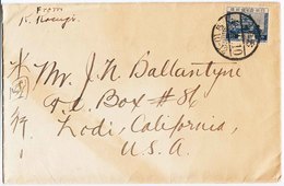 Japan 1926, Cover Sent To USA - Briefe U. Dokumente