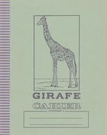 CAHIER D'ECOLIER : GIRAFE - Animaux