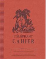 CAHIER D'ECOLIER : L'ELEPHANT - Tiere