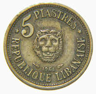 [NC] LIBANO - 5 PIASTRES 1961 (nc3995) - Líbano