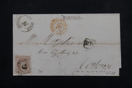 ESPAGNE - Lettre Pour La France ( Toulouse ) En 1871 , Affranchissement Plaisant - L 23027 - Lettres & Documents