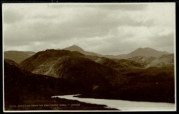 Ref 1271 - Judges Real Photo Postcard - Snowdon From The Portmadoc Road - Caernarvonshire Wales - Caernarvonshire