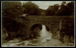 Ref 1271 - Judges Real Photo Postcard - Bridge - Pont Aberglaslyn - Caernarvonshire Wales - Caernarvonshire