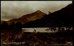 Ref 1272 - Judges Real Photo Postcard - Llyn Gwynant And Yr Aran Snowdonia - Caernarvonshire Wales - Caernarvonshire