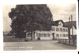 SEVELEN: Restaurant Bahnhof Mit Motorrad ~1930 - Sevelen