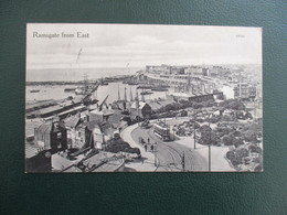 CPA ROYAUME UNI RAMSGATE FROM EAST TRAMWAY - Ramsgate