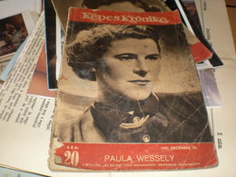 Actros, Nazy, Sport WW2 Kepes Kronika Paula Wessely  1941 - Magazines