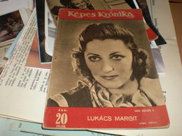 Actros, Nazy, Sport WW2 Kepes Kronika Lukacs Margit 1942 - Magazines