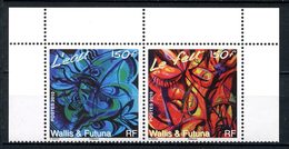 WALLIS 2010 N° 742/743 ** Neufs MNH Superbes Peintures Eau Et Le Feu Compositions Paintings - Nuevos