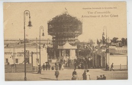 BELGIQUE - EXPOSITION UNIVERSELLE BRUXELLES 1910 - Vue D'ensemble - Attractions Et Arbre Géant - Expositions Universelles