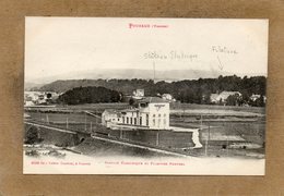 CPA - POUXEUX (88) - Aspect De La Station Electrique Et De La Filature Febvrel  En 1915 - Pouxeux Eloyes