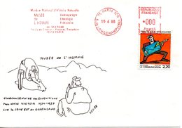 FRANCE. Enveloppe Commémorative Ayant Circulé En 1988. Expéditions De Paul-Emile Victor Au Groenland. - Arctische Expedities